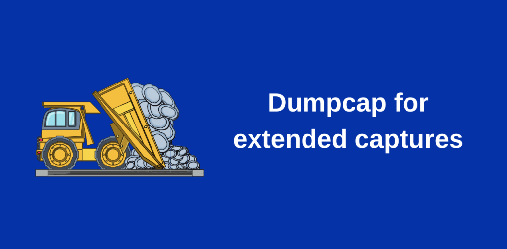 Using dumpcap for extended packet captures